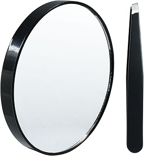 Espejo de maquillaje de aumento 10X, espejo r...