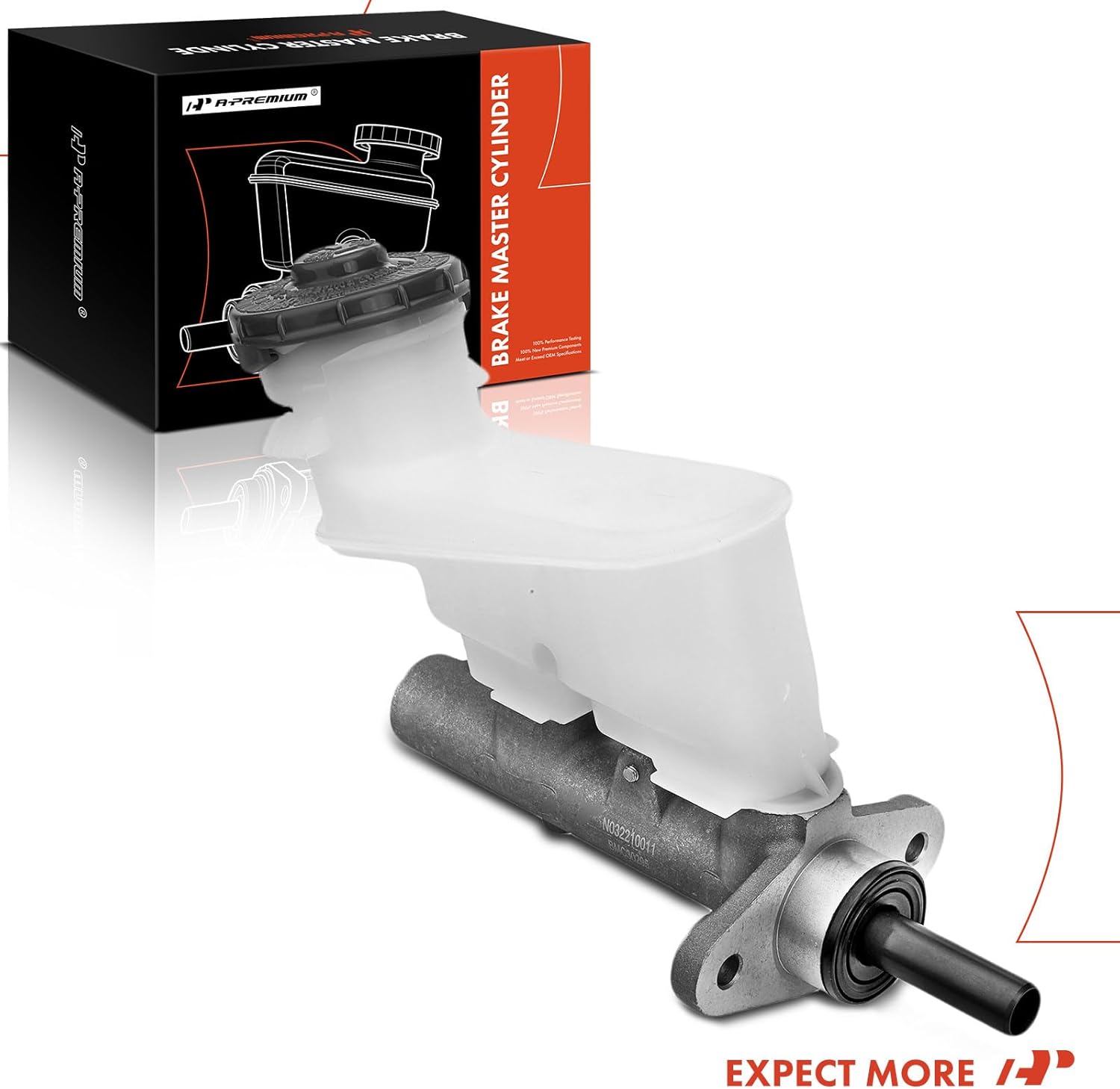 A-Premium Brake Master Cylinder with Reservoir and Cap Compatible with Honda Vehicles - Accord 2003 2004 2005 2006 2007 L4 2.4L