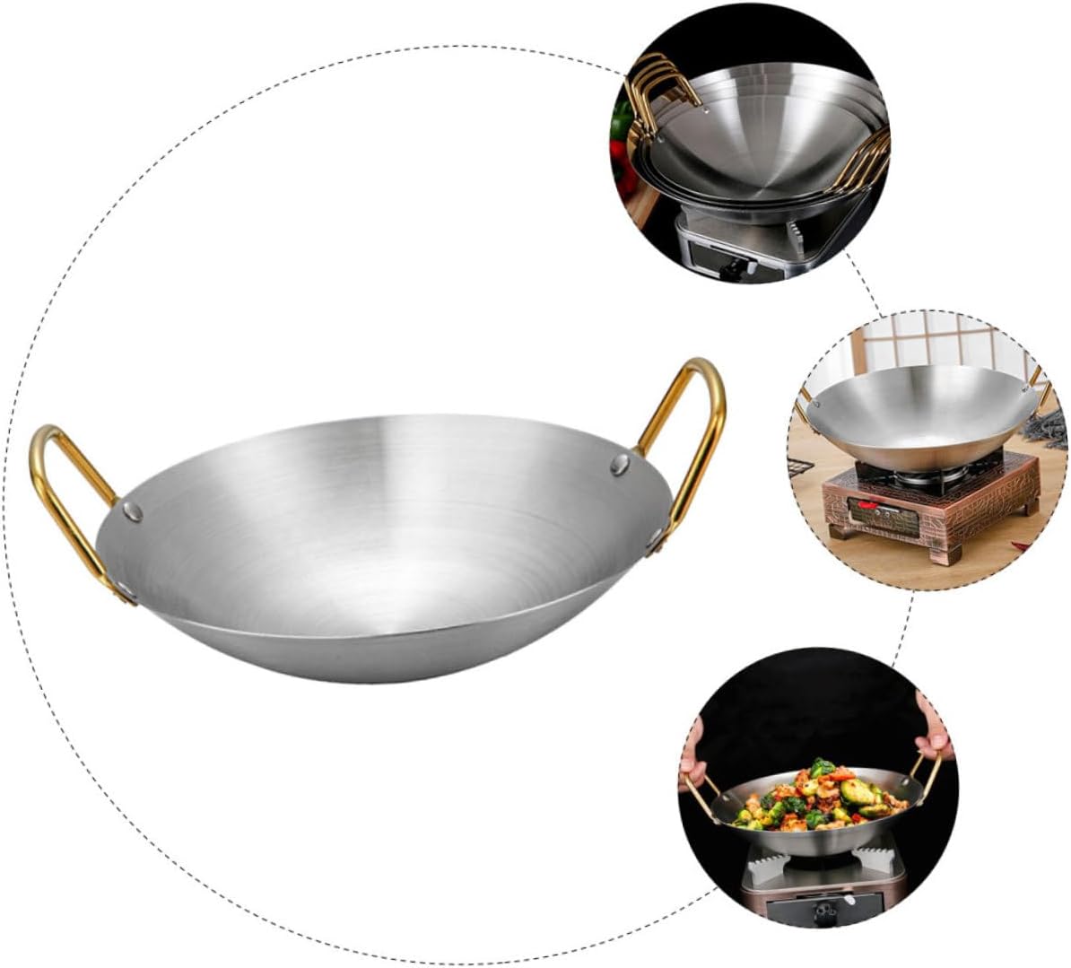 Thickened Stainless Steel Soup Pot, Silver, Rust Resistant