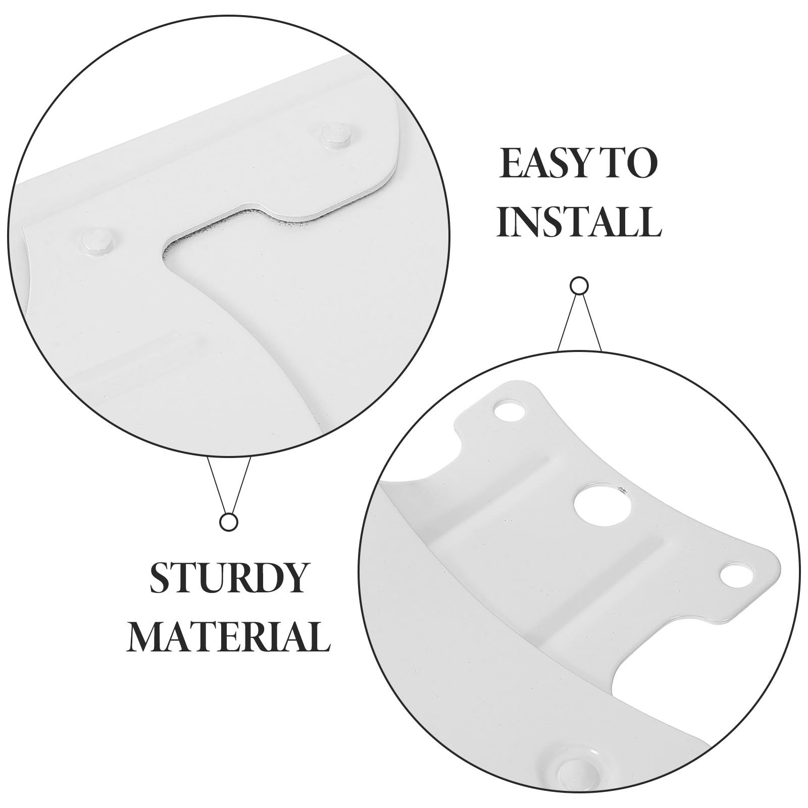 ifundom Pale di Ricambio per Ventilatore da Soffitto, Ferro Bianco, 3 Pezzi, Design Elegante per Casa e Ufficio
