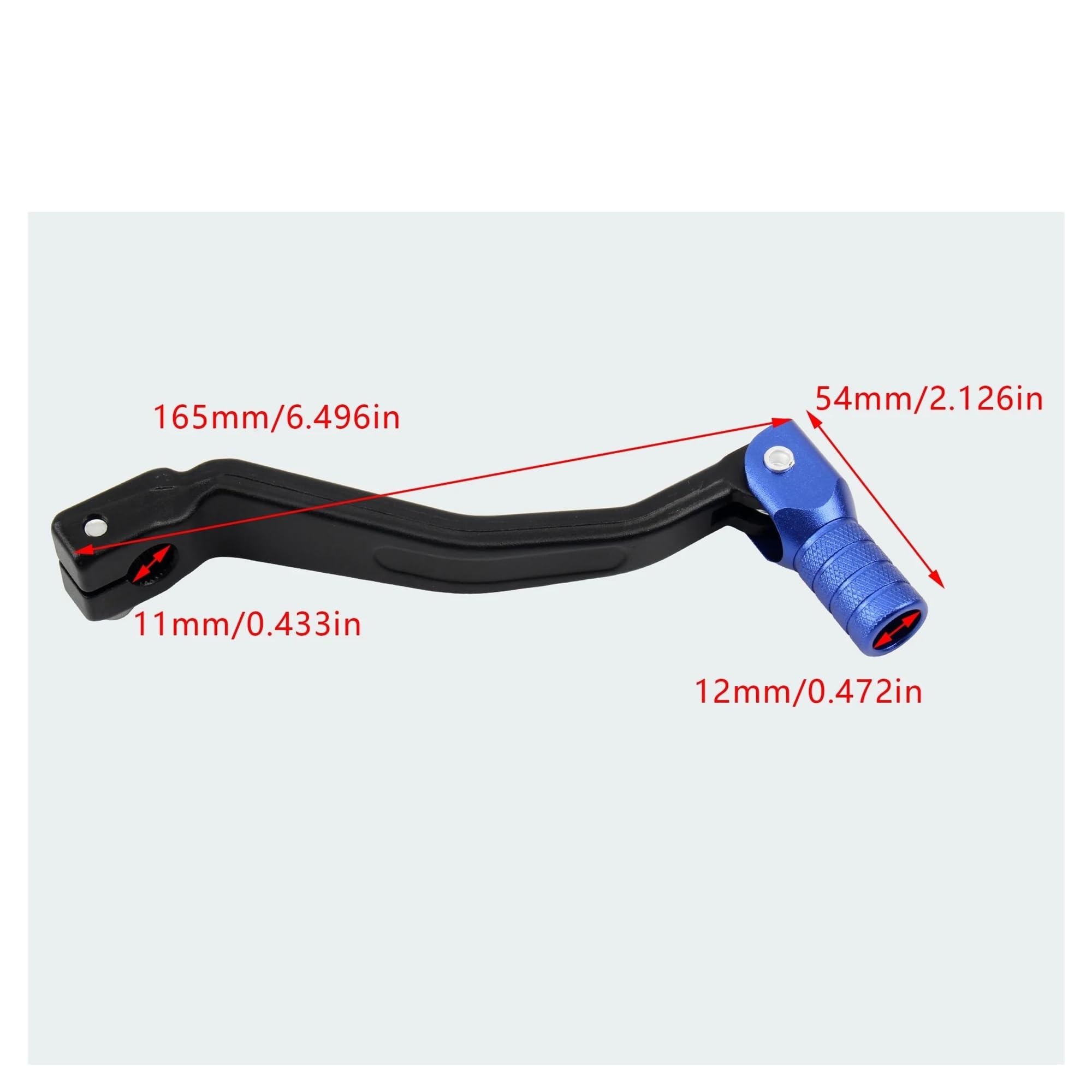 Leva Del Cambio Pieghevole In Alluminio Per Moto Per Suzuki E Per Yamaha 125 140 150 250cc, Accessori Universali Per Pit Bike Da Cross(Red)