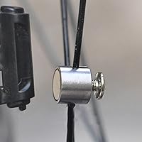 Vista 4 de Imán universal de metal para bicicleta, resistente al desgaste, ligero, potente absorción, odómetro, imán, sensor magnético para bicicleta