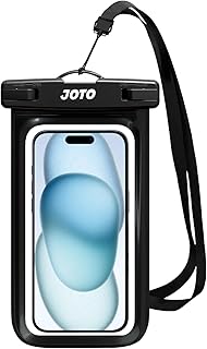 JOTO Pochette Étanche Smartphone Certifiée IPX8 iPhone 16/15/14/13/12/11 Plus Pro Max, Xiaomi Redmi Note 13/13 Pro 12 A3, ...