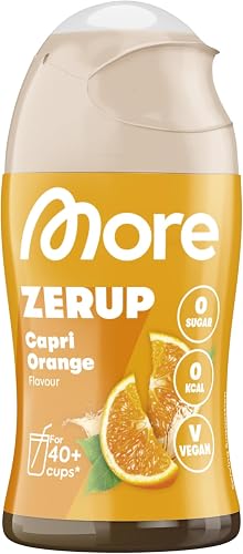 MORE Zerup, Capri orange, 65 ml, pour 10 à 12 l de boisson prête à boire