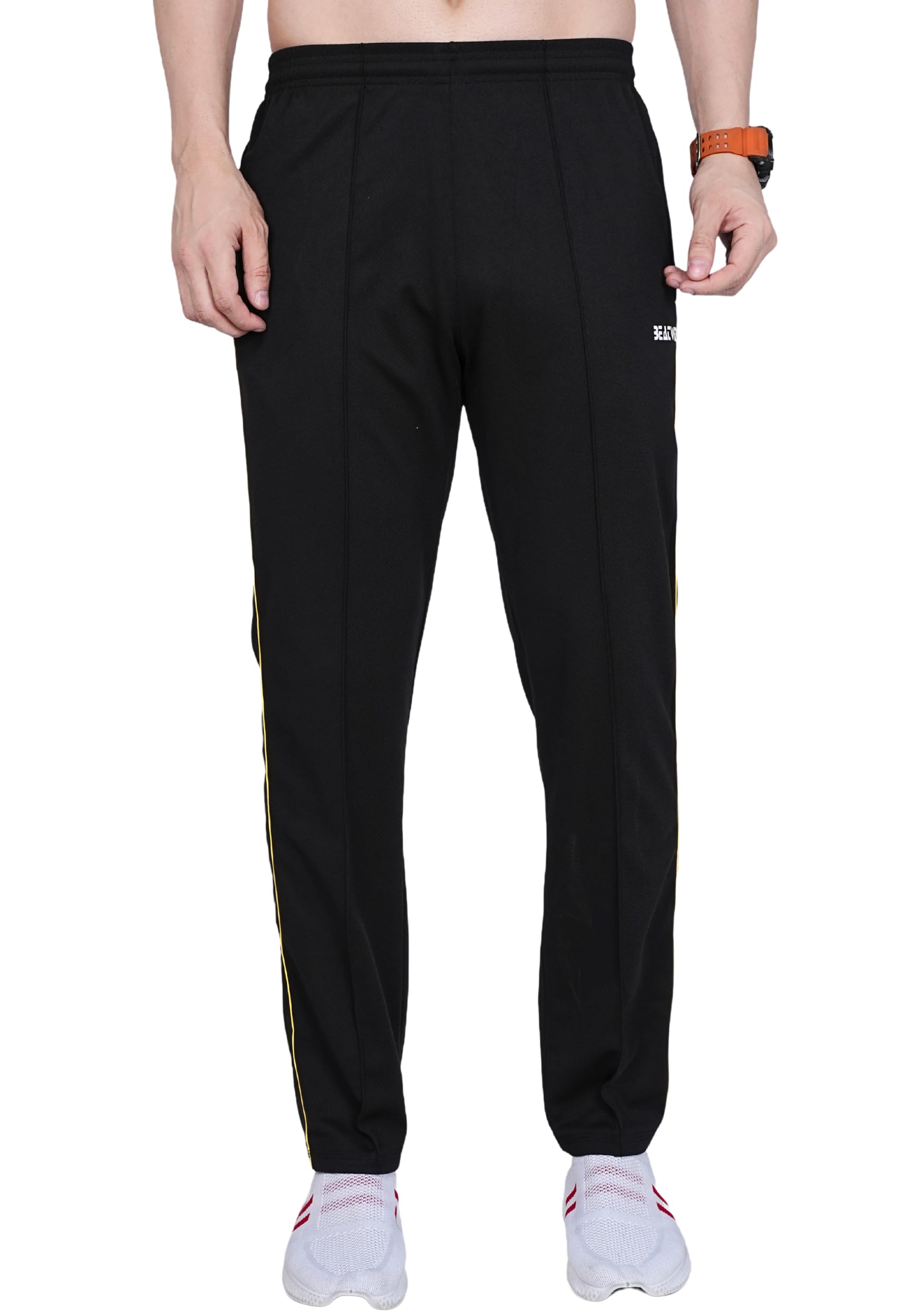 bw: beatwide Men's 100% Polyester Dry Fit Lower for Men | Loose Fit Track Pant | Ideal for Running, Gym, Casual Wear-picture-11