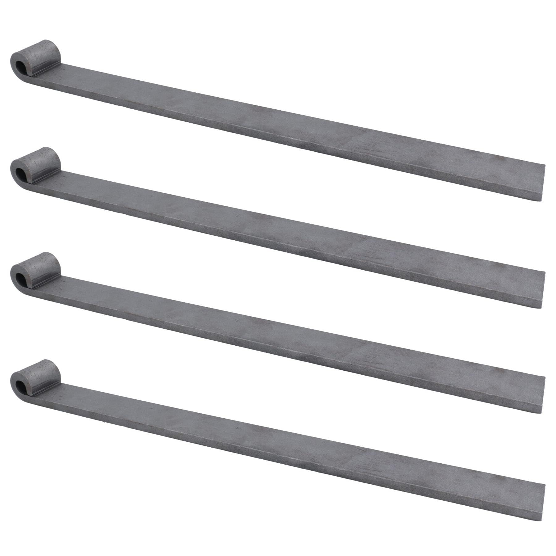 Trailer Tailgate Strap Hinge Self Colour 12.5mm Pin Weld On 460mm Long 4pc