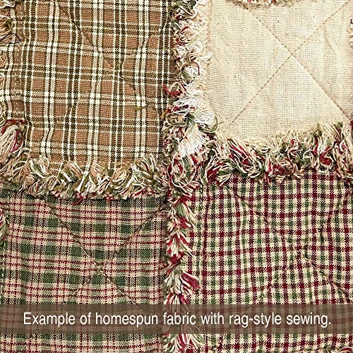 Pure Ecru Homespun Cotton Fabric by JCS – Versatile Off-White Textile Sold by the Yard for Crafting and Quilting 3 Pure Ecru Homespun Cotton Fabric by JCS – Versatile Off-White Textile Sold by the Yard for Crafting and Quilting - Image 2