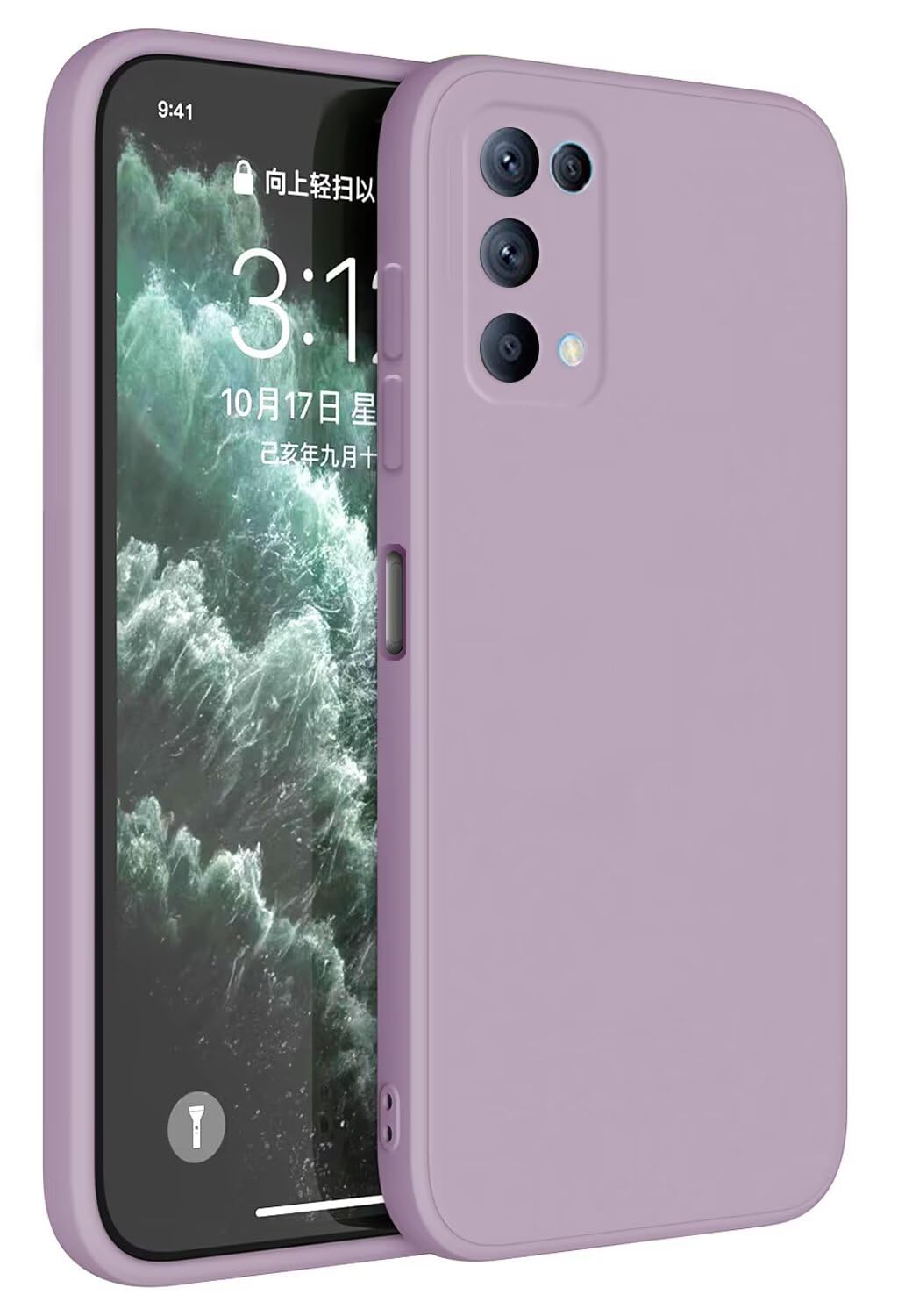 Topme Custodia in Silicone per OPPO Find X3 Lite/OPPO Reno5 5G (6.43
