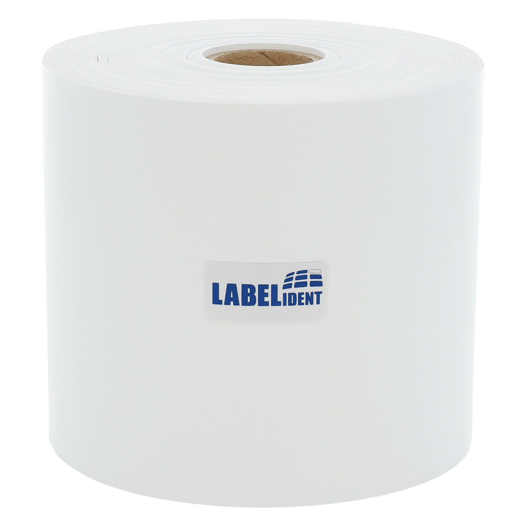 Labelident Thermo Linerless Versandetiketten 102 mm, 12 Rollen à 100 m endlos, Endlos Thermoetiketten, für DHL, DPD, Fedex, GLS, Hermes, UPS Versand, Ø 112 mm, stark selbstklebend, für Thermodrucker