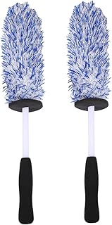 ERINGOGO 2 Peças Escova De Cubo Escova De Aro De Pneu Escova De Roda Escova De Aro De Roda De Carro Limpador De Roda Escova De Brilho De Pneu Escova De Polimento De Pneu Escova De Pneu De