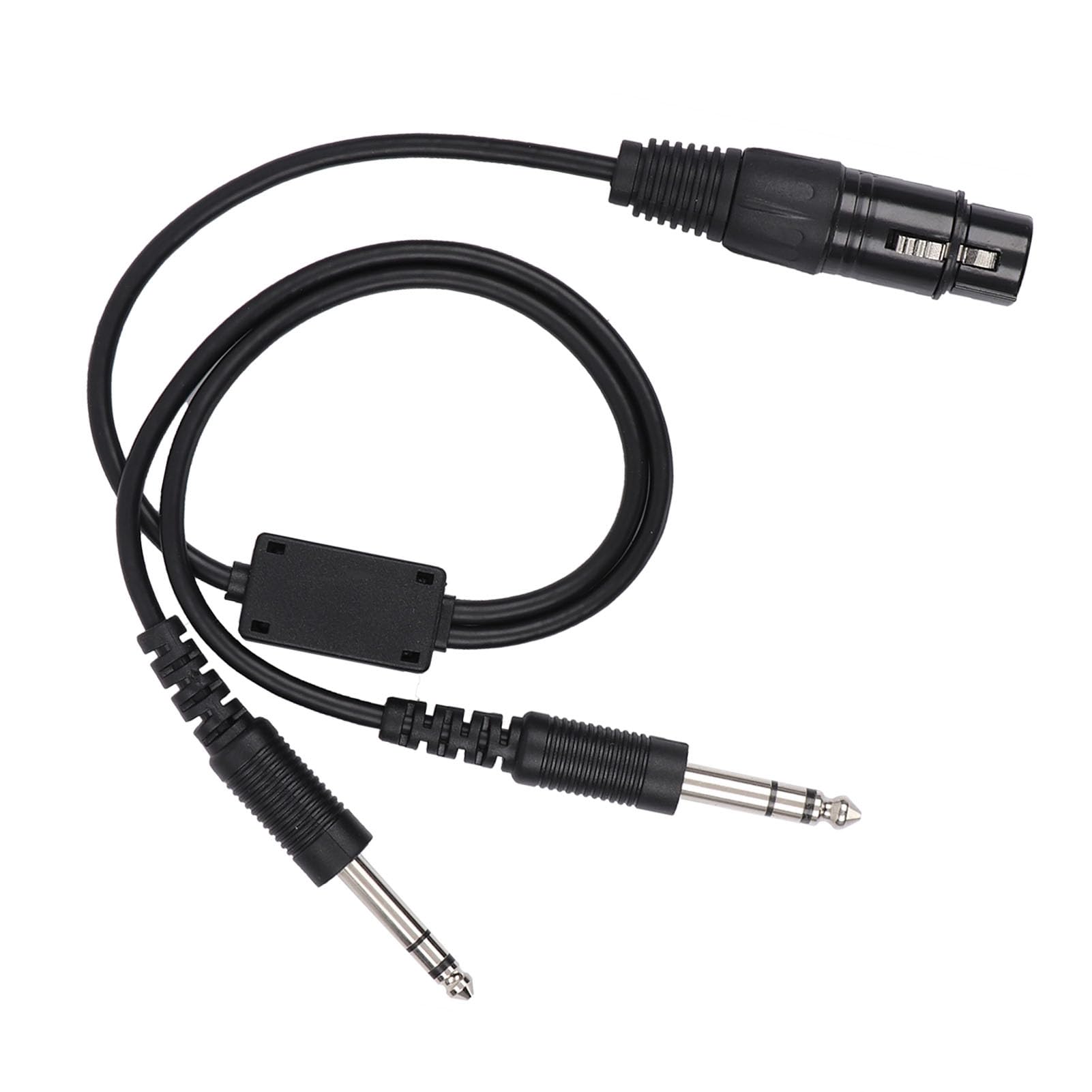 Yosoo Health Gear Cavo Adattatore per Cuffie, da XLR a GA | Cavo per Cuffie Aeronautiche a 5 Pin, Struttura in Metallo ABS, Resistente Schermatura in Kevlar, per Conversione a GA,
