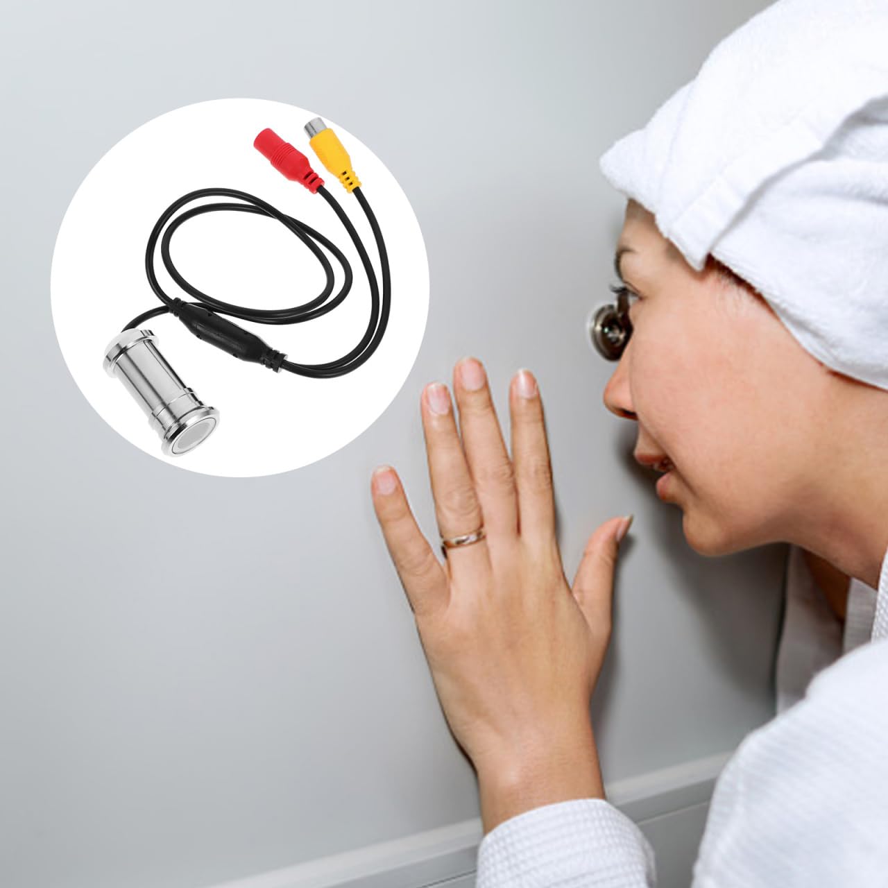 Mobestech Surveillance de la caméra Viedo avec câble de caméra vidéo, câble de caméra vidéo, oculaire de trou, de et mini caméra
