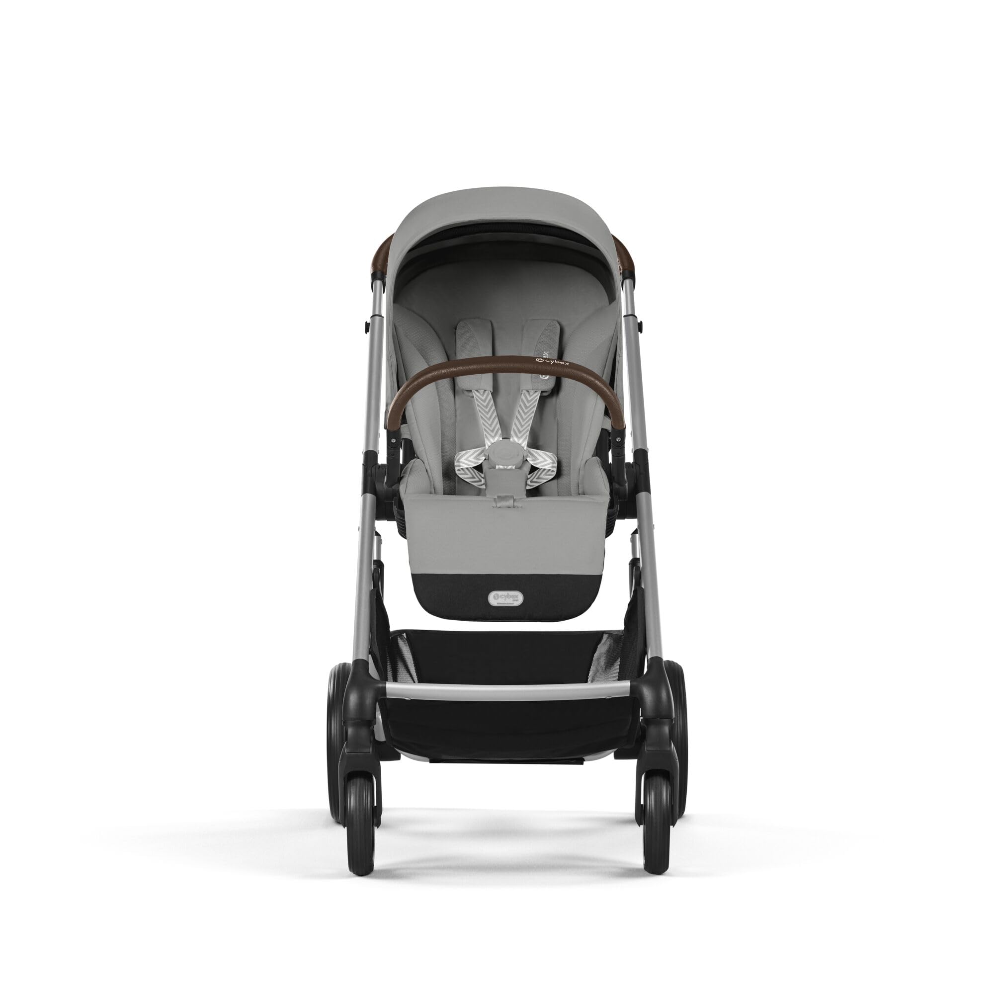 CYBEX Gold Balios S Lux Kinderwagen, Ergonomische Liegeposition, Einhand-Gurtsystem, ab Geburt bis 22 kg, Stone Grey
