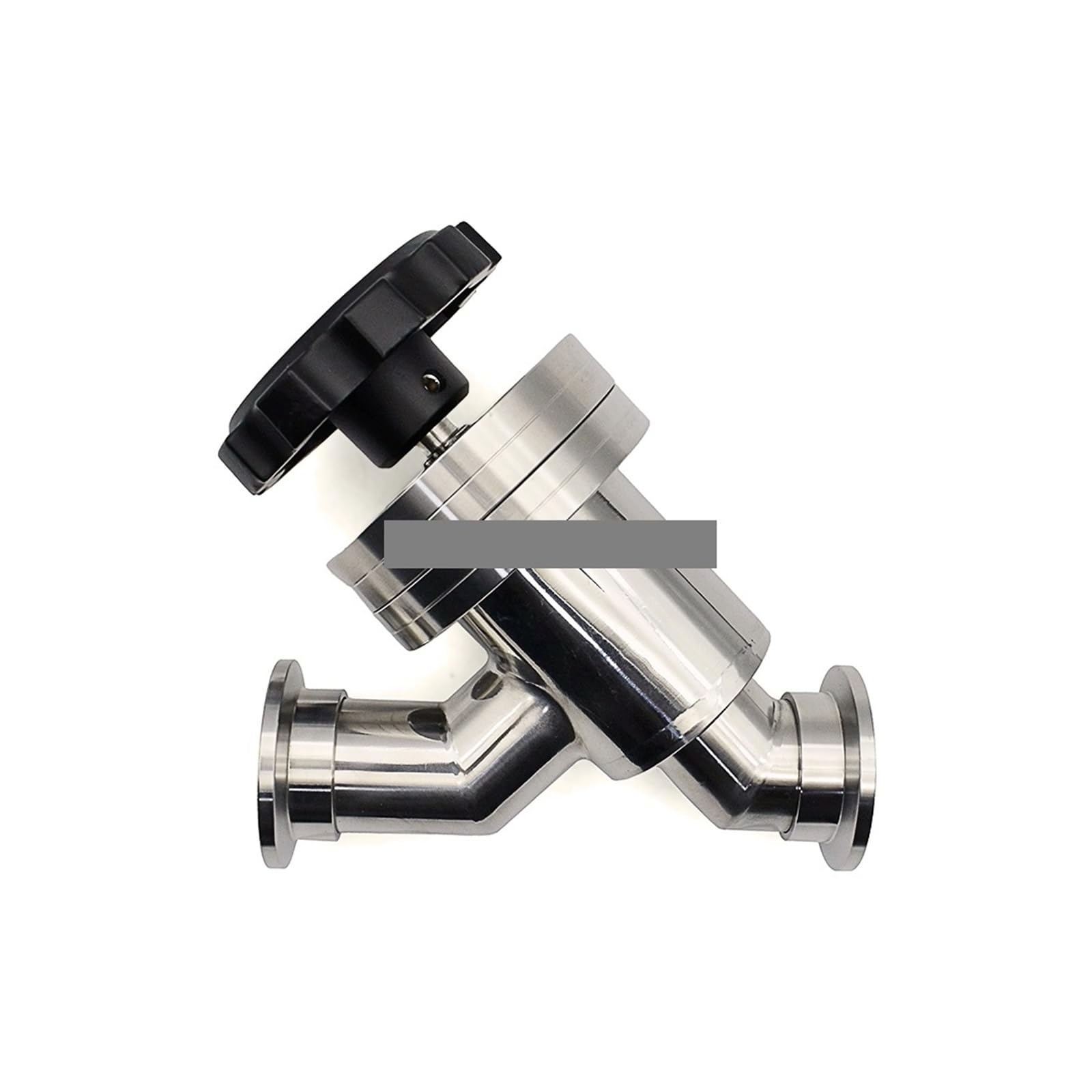 BHBHCPZGR Stainless Steel L/Y Type Vacuum Valve Manual Adjustable Angle Flap Valve KF25 Gas Valve BHBHCPZGR