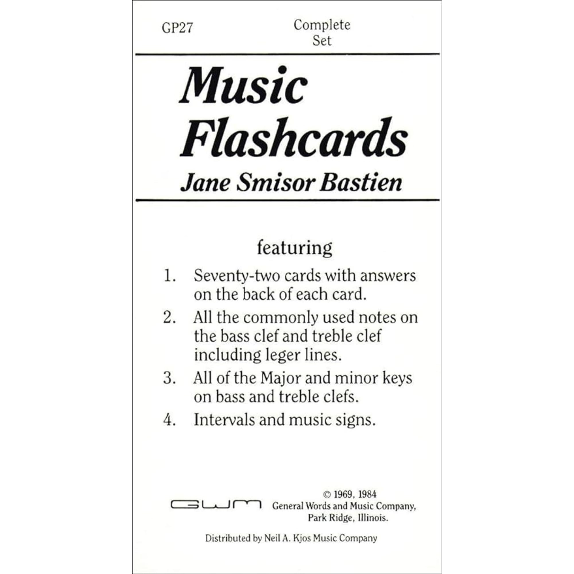 Flashcards: General Music by Jane Bastien: Jane Smisor Bastien