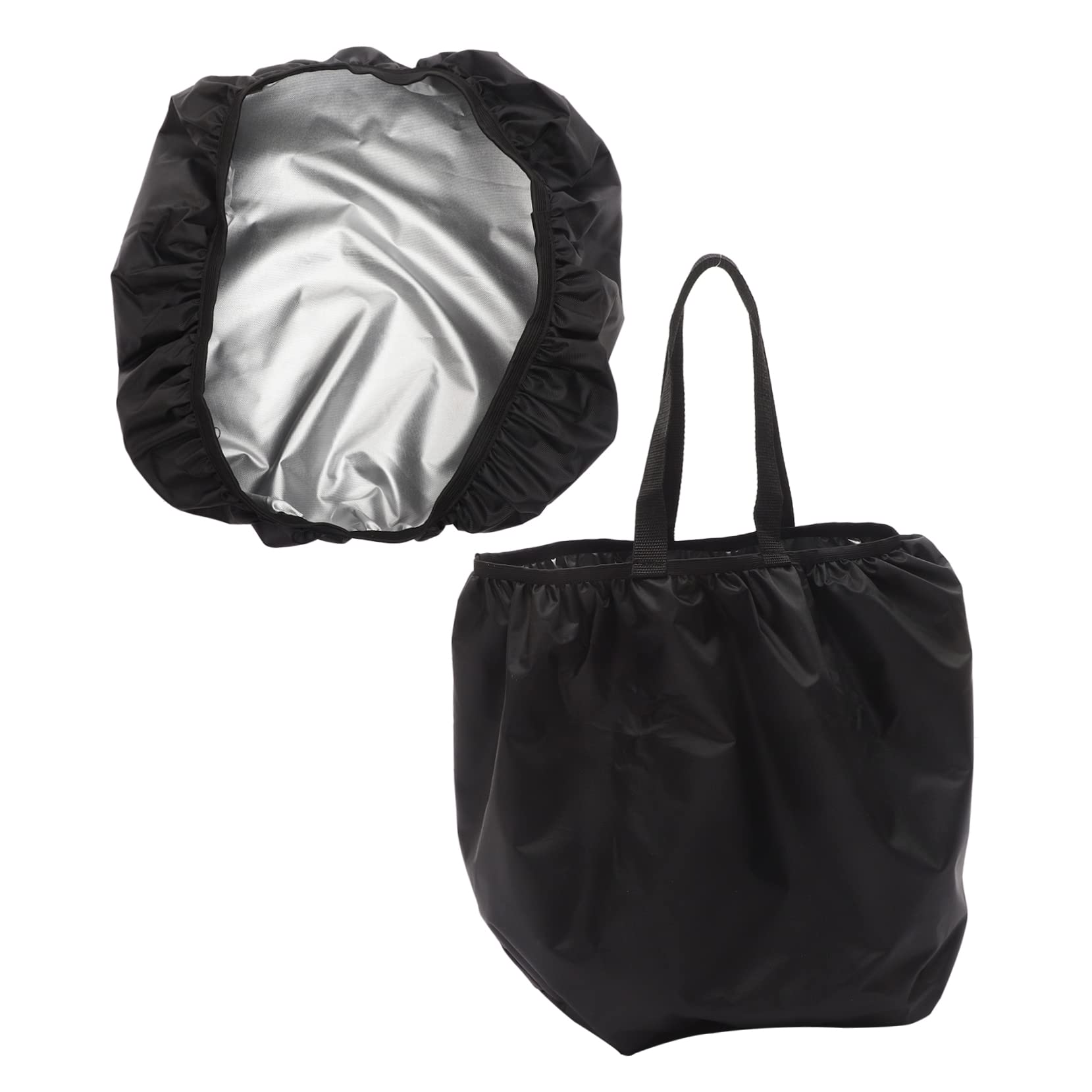 OSOLADY Wear Resistant Bike Rain Cover Oxford Cloth Bike Basket Liner Design for Outdoor Cycling Camping and Hiking Lightweight Compact Storage