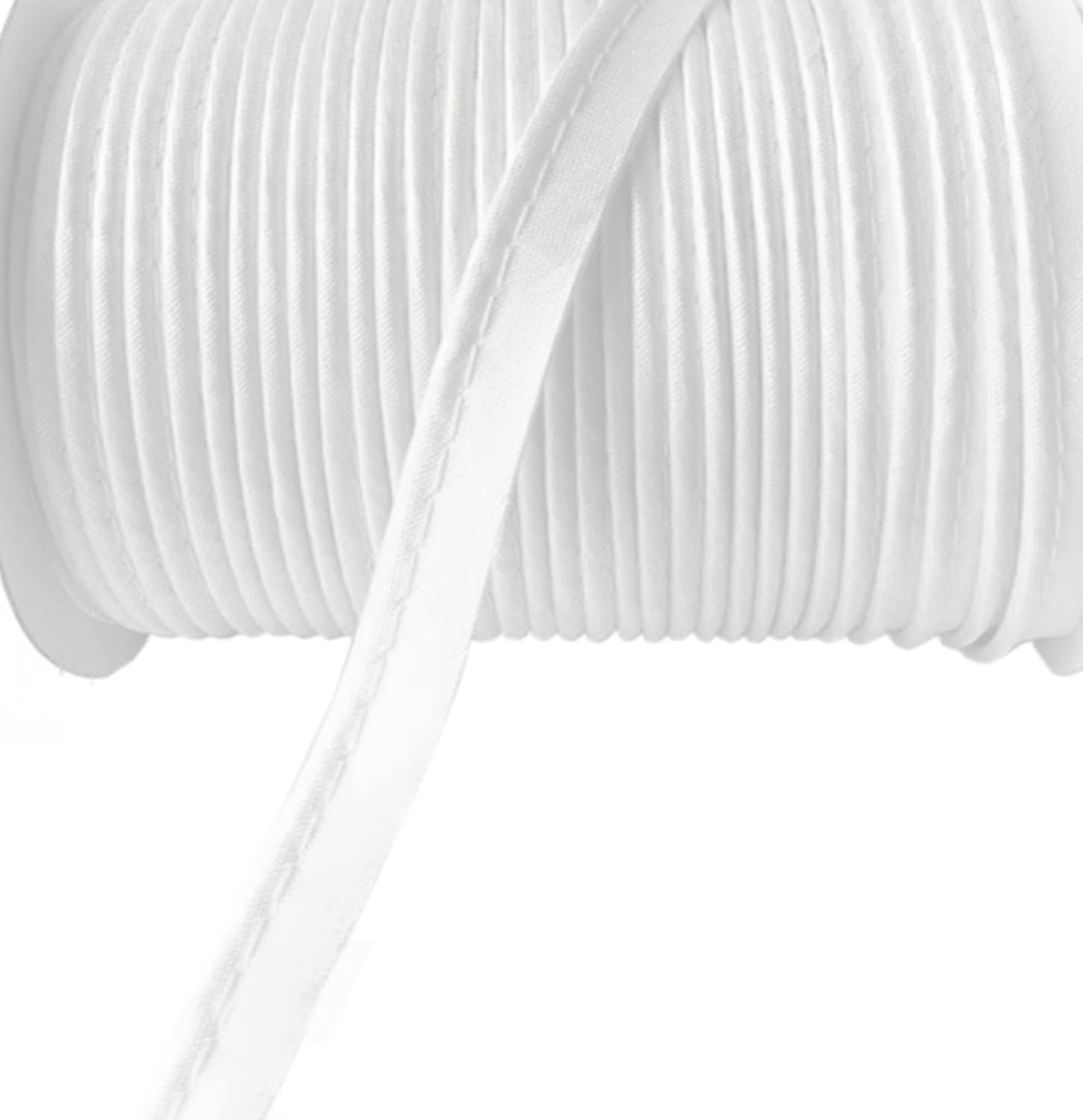 1/8 inch 3mm Cord-Edge Piping Satin Trim, Lip Cord Piping by The Yard, Trim for Clothing Pillows, Lamps, Draperies (Navy, 60 Yards)