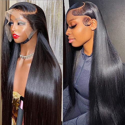 Iris Queen Straight 30inch 220 Density HD Lace Front Human Hair Wigs