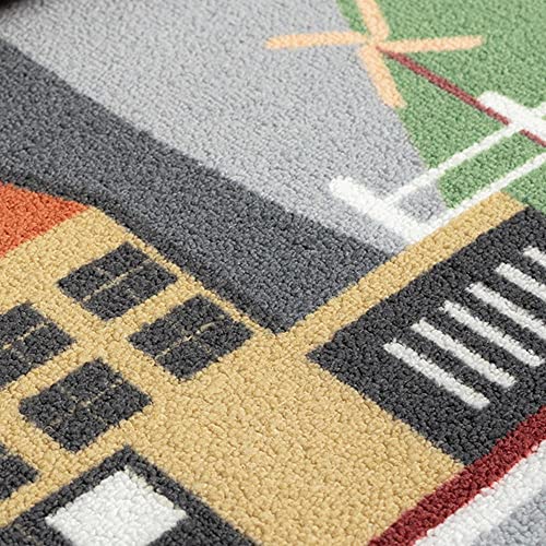 Tapis de jeu enfants lavable et résistant motif ville CARPETIA - 3