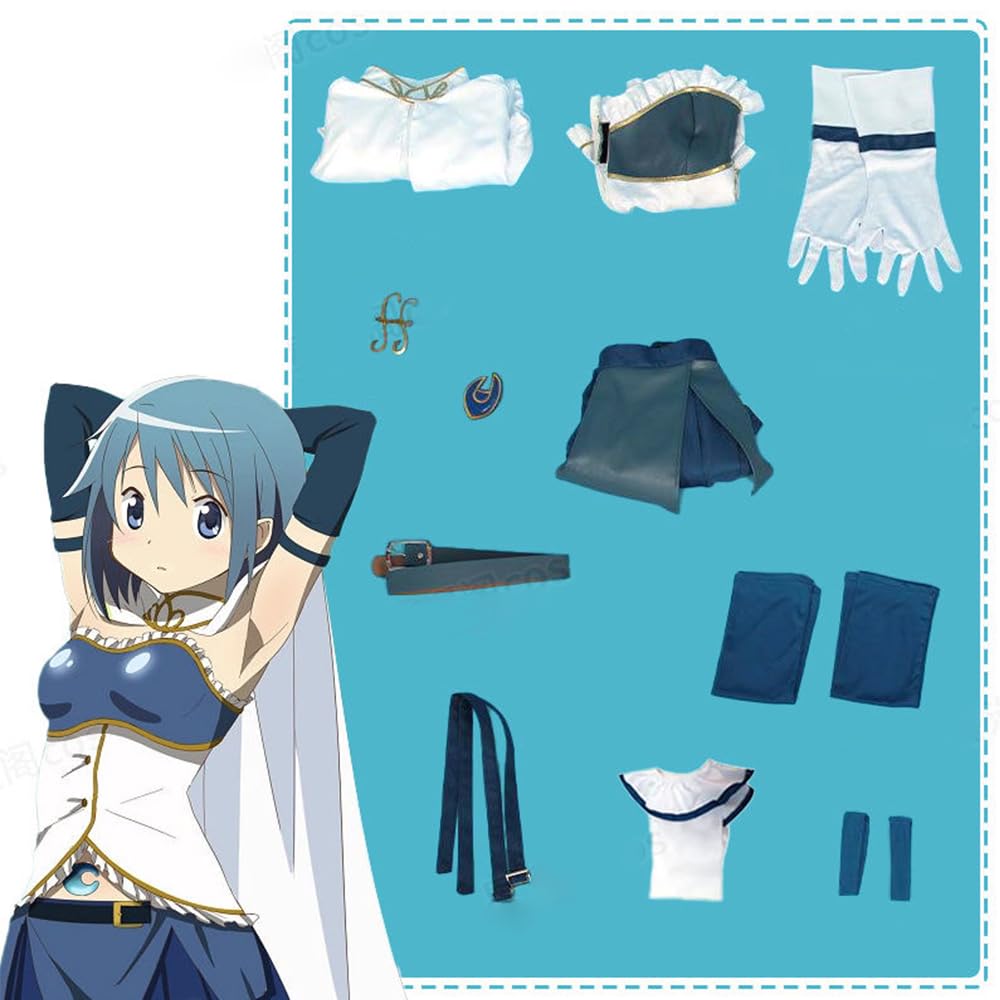 Zhongkaihua Miki Sayaka Cosplay Disfraz Anime Cosplay Role Play Vestido Uniforme Traje Completo Disfraz Halloween Carnaval Dress Up Party