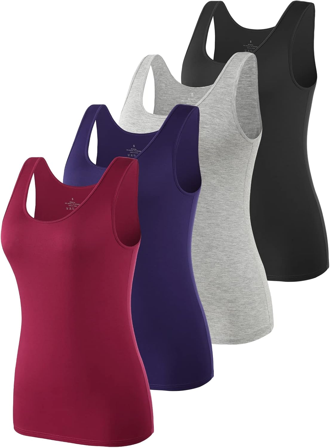 Vislivin Tank Tops for Woman Sleeveless Basic Undershirt Layering Tanks