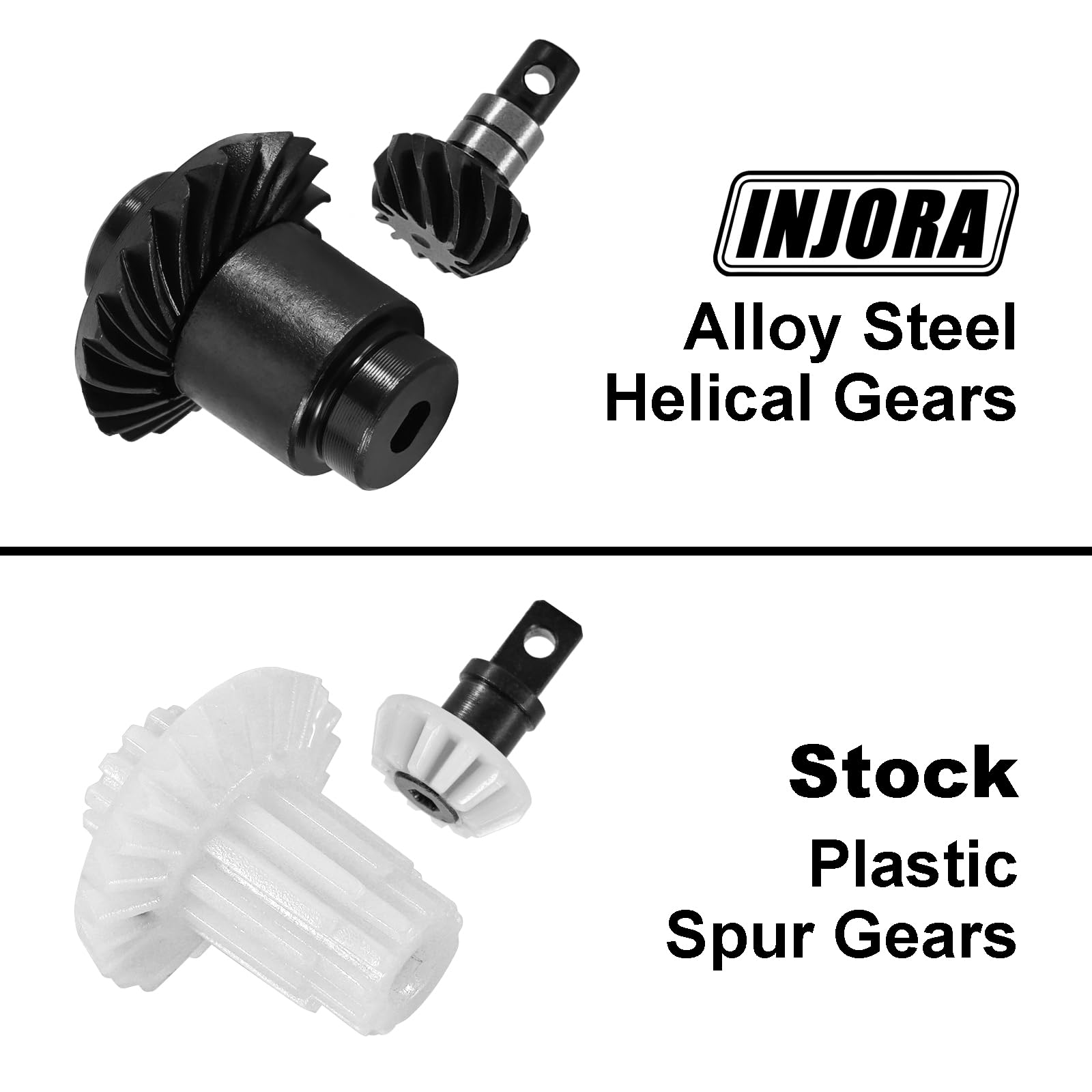 Amazon.com: INJORA 12/20T Steel Alloy Overdrive Helical Axle