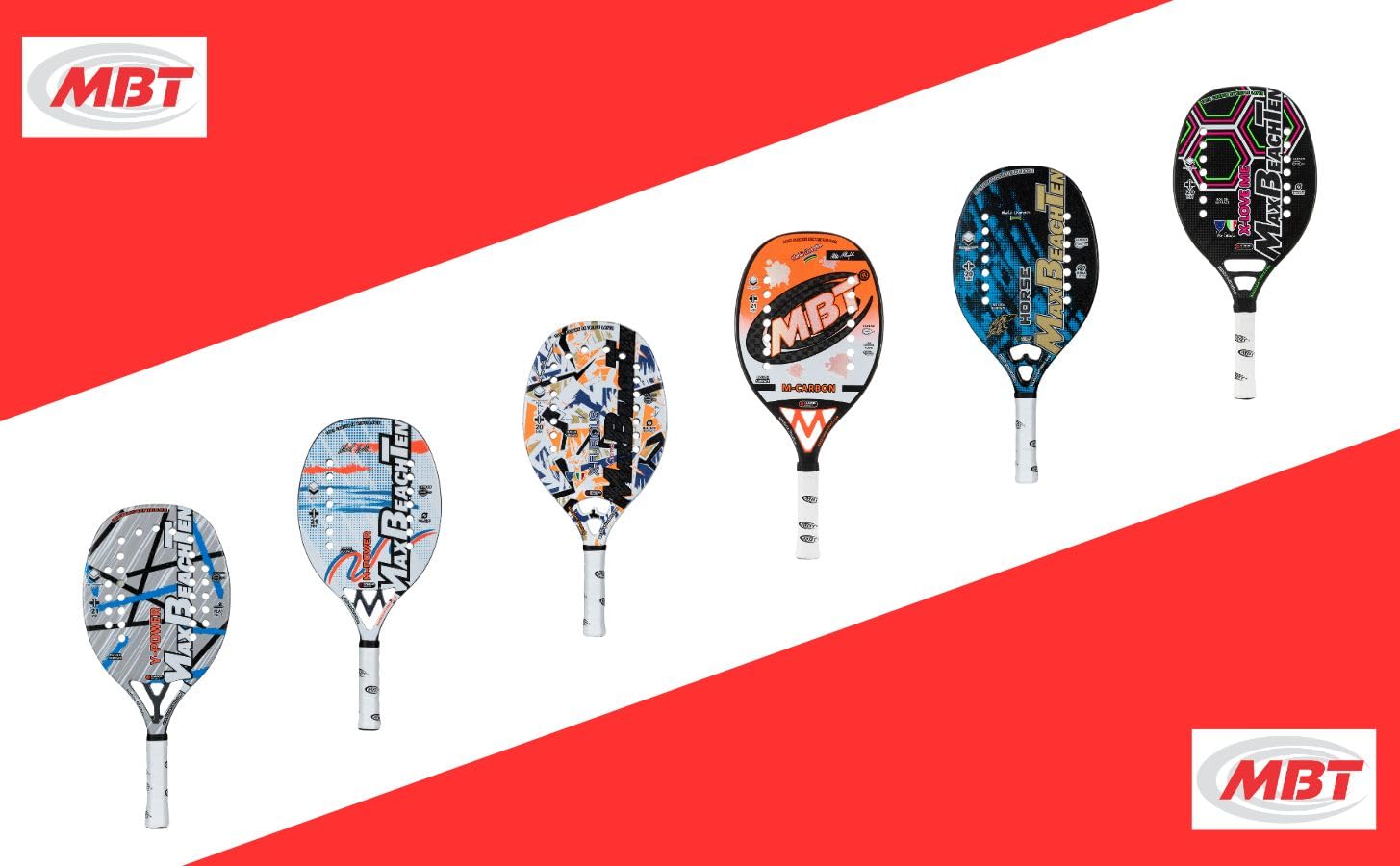 MBT HORSE, Racchetta Beach Tennis 100% Kevlar - Trattamento ruvido- Eva High Power – Leggera e Bilanciata – Profilo 20 mm - Custodia inclusa - Racchetta Campione del Mondo