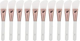 Facial Mask Brush, Facial Mud Mask Applicator, 10pcs Silicone Face Mask Brush, Soft DIY Mud Mask Mixing Stirring Brush