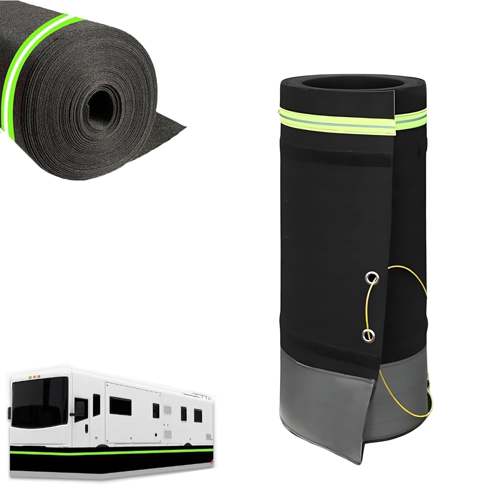 Jupe en maille d'acier inoxydable pour camping-car profitez de vos vacances en toute sérénité