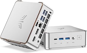 NiPoGi Hyper H2 Mini PC Intel Core i9-11900H (8C/16T, up to 4.90GHz), 32GB (2x16GB) DDR4 1TB M.2 NVMe SSD Mini Computer W-11 Pro, 4K Triple Display HDMI/DP/Type C/WiFi 6/BT5.2 for Work/Business