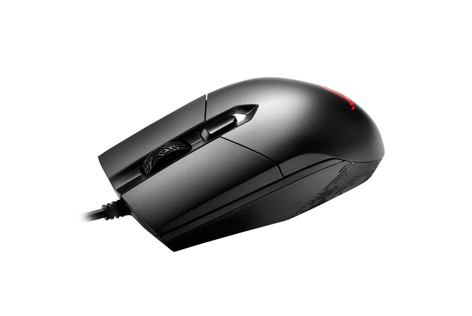 ASUS ROG Strix Impact - Ratón óptico para Juegos MOBA con un diseño ambidiestro Muy Ligero e iluminación Aura Sync RGB