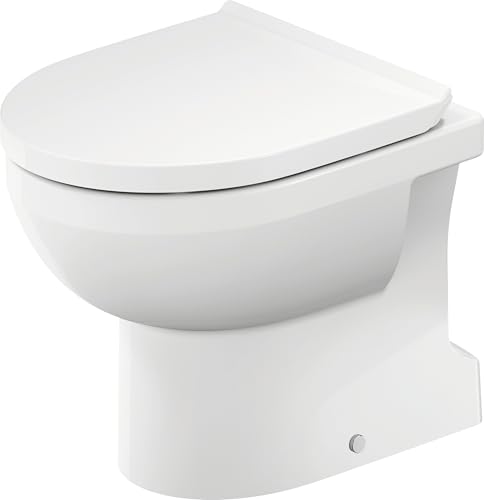 Duravit DuraStyle Basic Stand-WC Duravit Rimless®, Sortie Verticale, pour Prise d'eau Variable, Coloris: Blanc - 2184010000