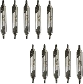 Center Bits Drill 3mm Tip Diameter HSS Center Spotting Drill Bit Countersink Tools for Lathe Metalworking -10pcs