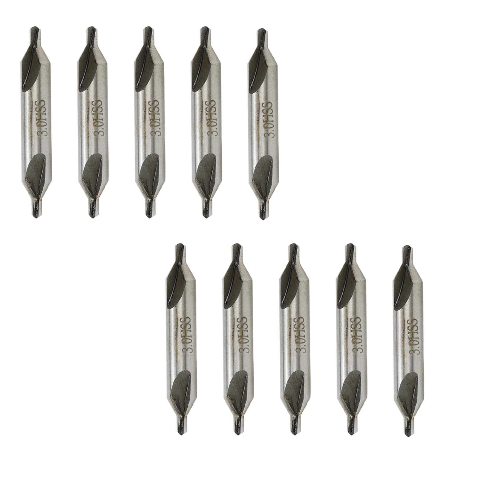 Snapklik.com : Center Bits Drill 3mm Tip Diameter HSS Center Spotting ...