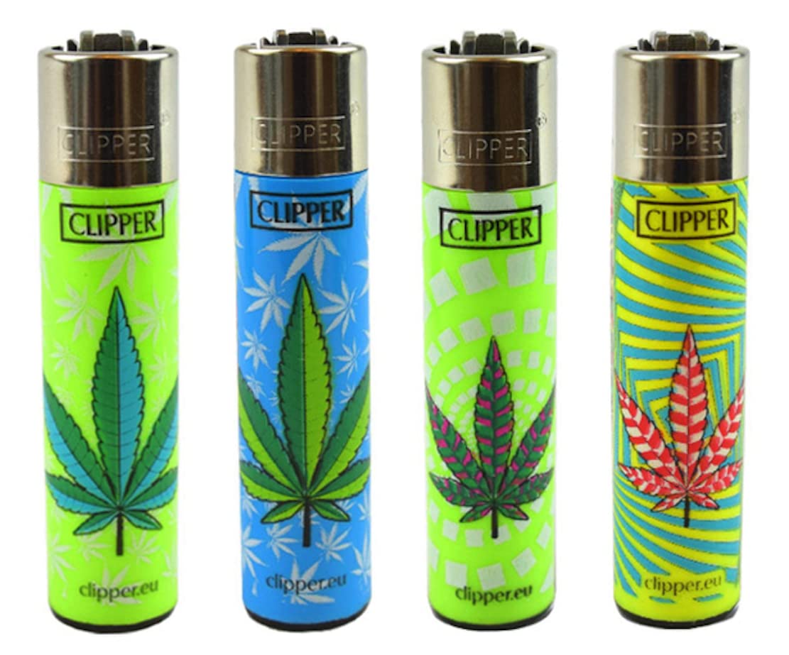 Clipper Zebra Leaf Lighter Bundle 4 Pack