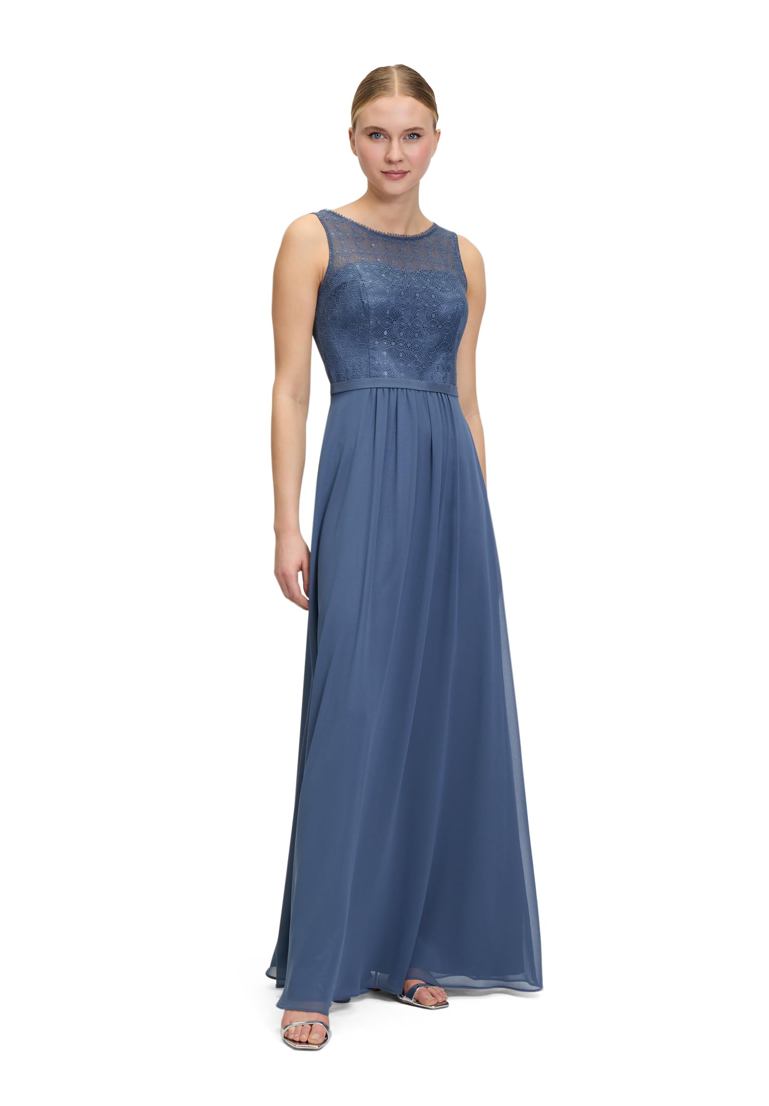 Vera Mont Damen Abendkleid mit Spitze