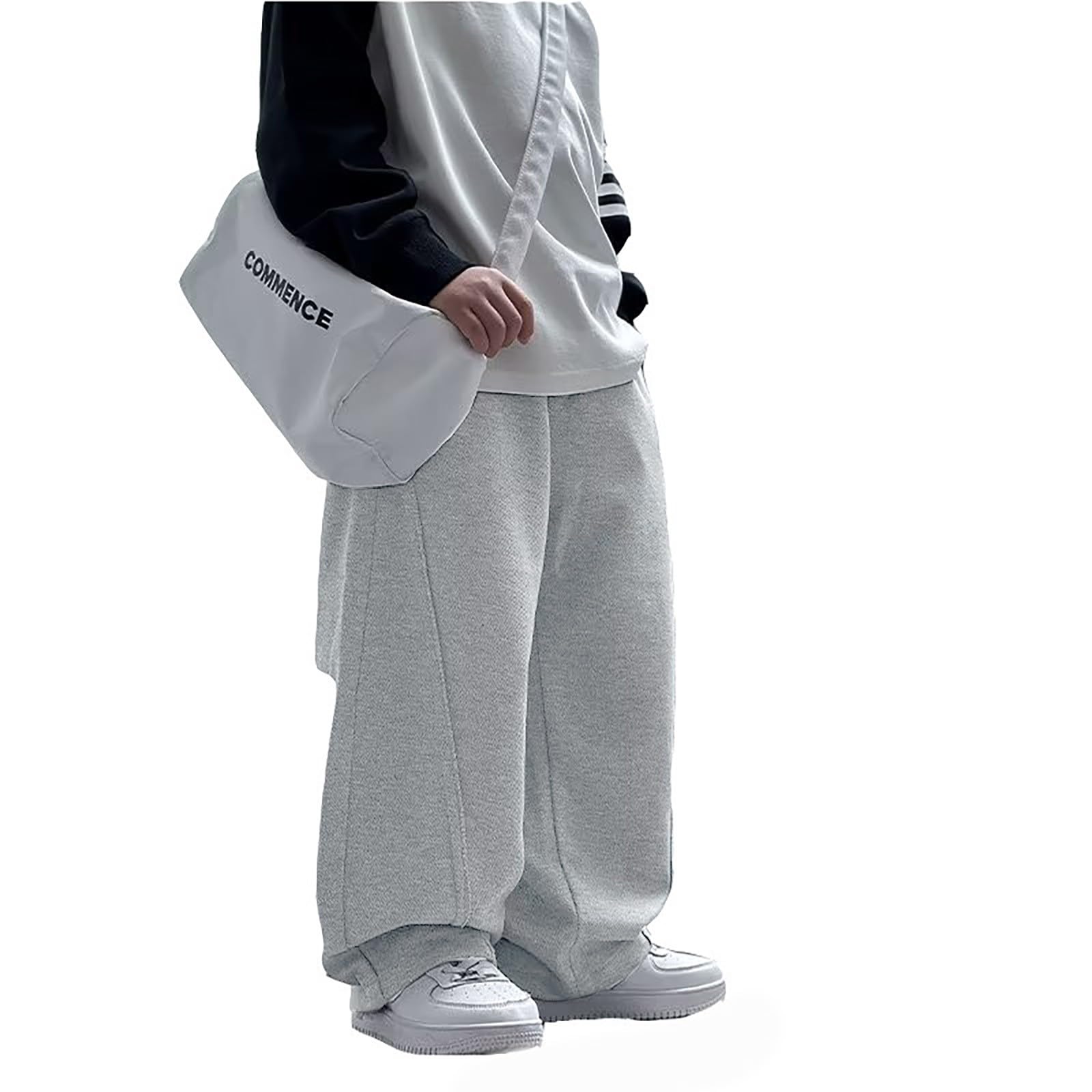 Genérico Pantalones Baggy Niño Pantalones Deportivos para Niños con Cinturilla Elástica y Cordón Ajustable Tejido Polar Actividades