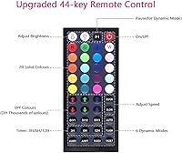 Vista 8 de Luz de inundación LED RGB equivalente a 250 W, monococo DIY 1000 luces de inundación a distancia, regulable, impermeable, temporizador