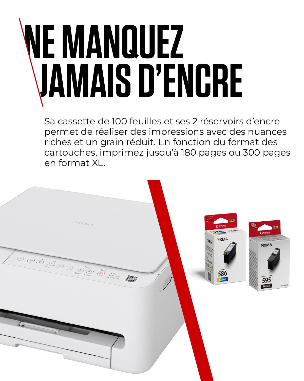 Canon PIXMA TS4150i Petite Imprimante Multifonction Jet d'encre WiFi Photo