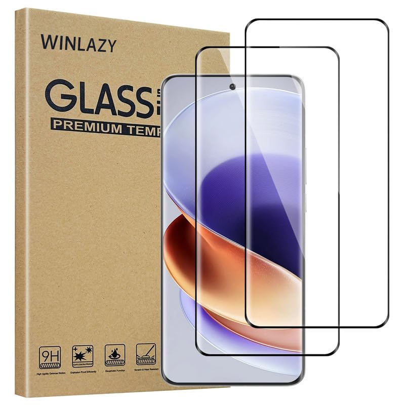 WINLAZY 2 Stück Schutzfolie für Xiaomi 15 Ultra für Panzerglas Panzer Schutz Glas für Xiaomi 15 Ultra Folie Displayschutz Kratzfest 9H Härte Anti-Bläschen HD-Klar