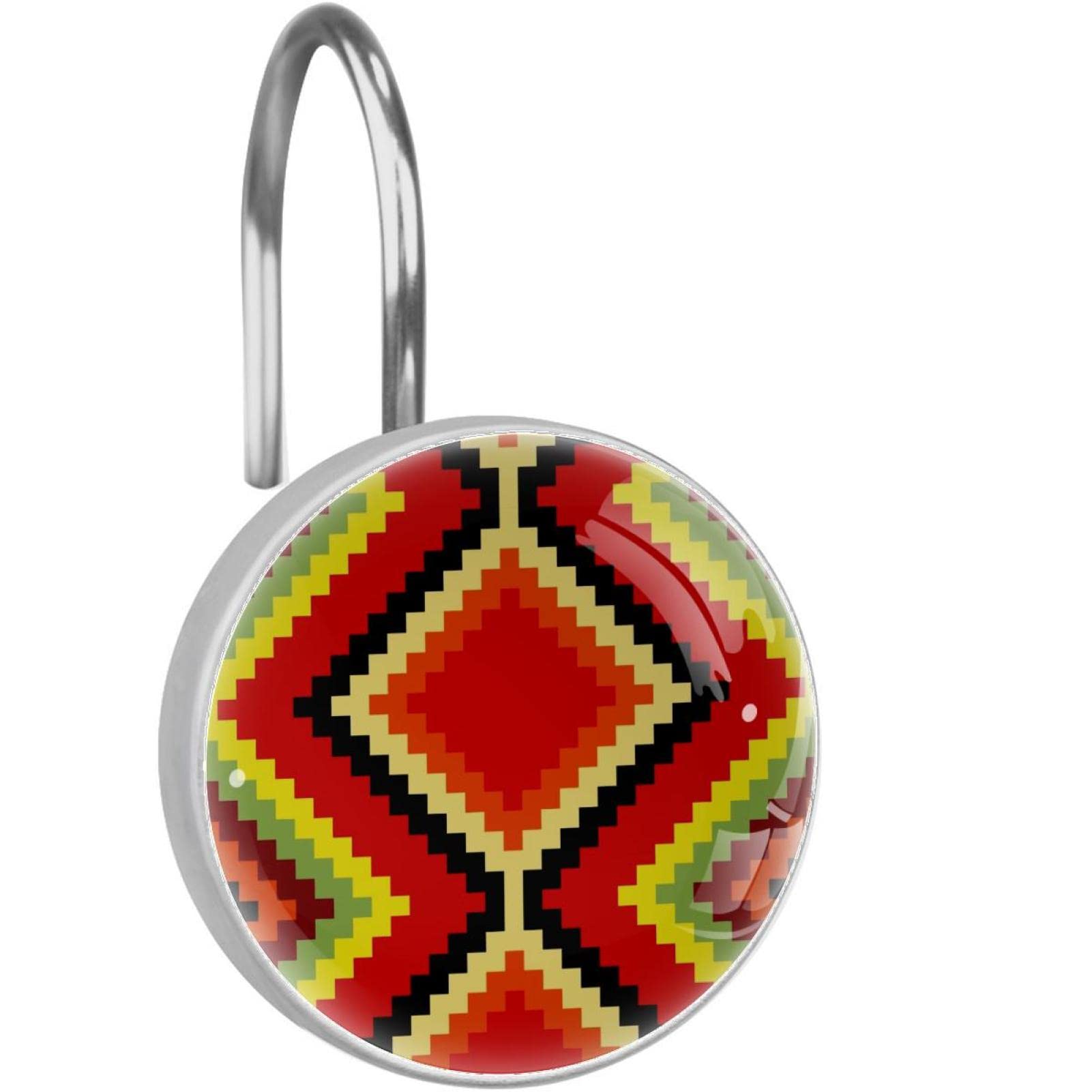 Anneaux de rideau de douche effet cristal pour sublimer votre bain quotidien