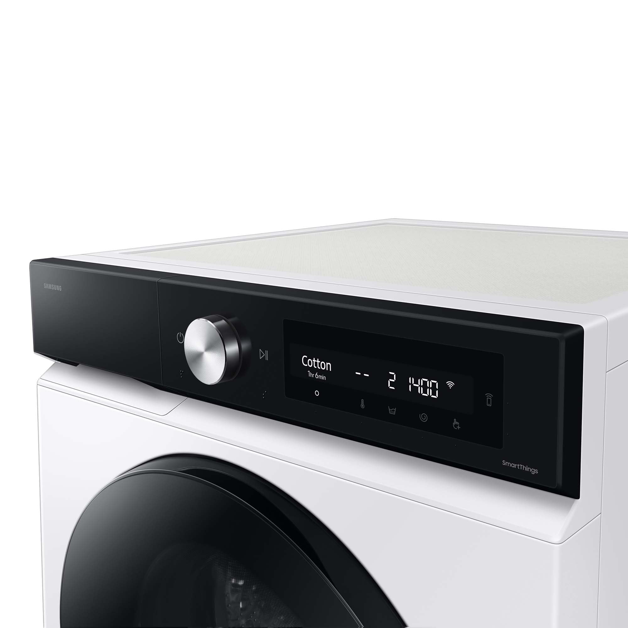 Samsung WD1BDB7B85GEU2 Bespoke AI Waschtrockner, 11+6 kg, Extra Energiesparend, EEK: D/A (-10%), Waschmaschine und Trockner in einem, QuickDrive, Ecobubble, AI Wash, SuperSpeed 39 Min., Weiß