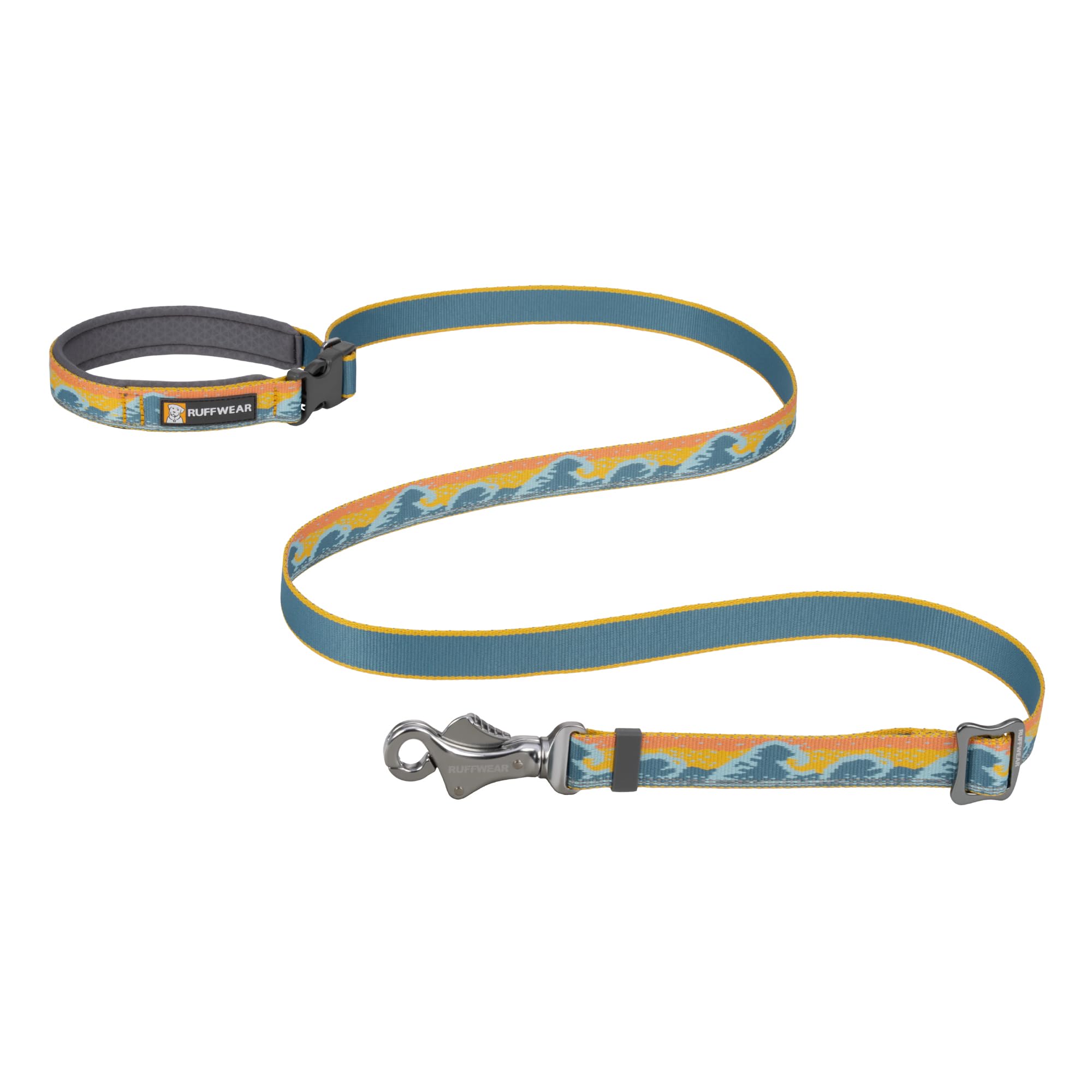 Ruffwear, Crag Ex Leash, Extendable Dog Leash, Hand-Held or Waist-Worn Reflective Lead, Rising Wave