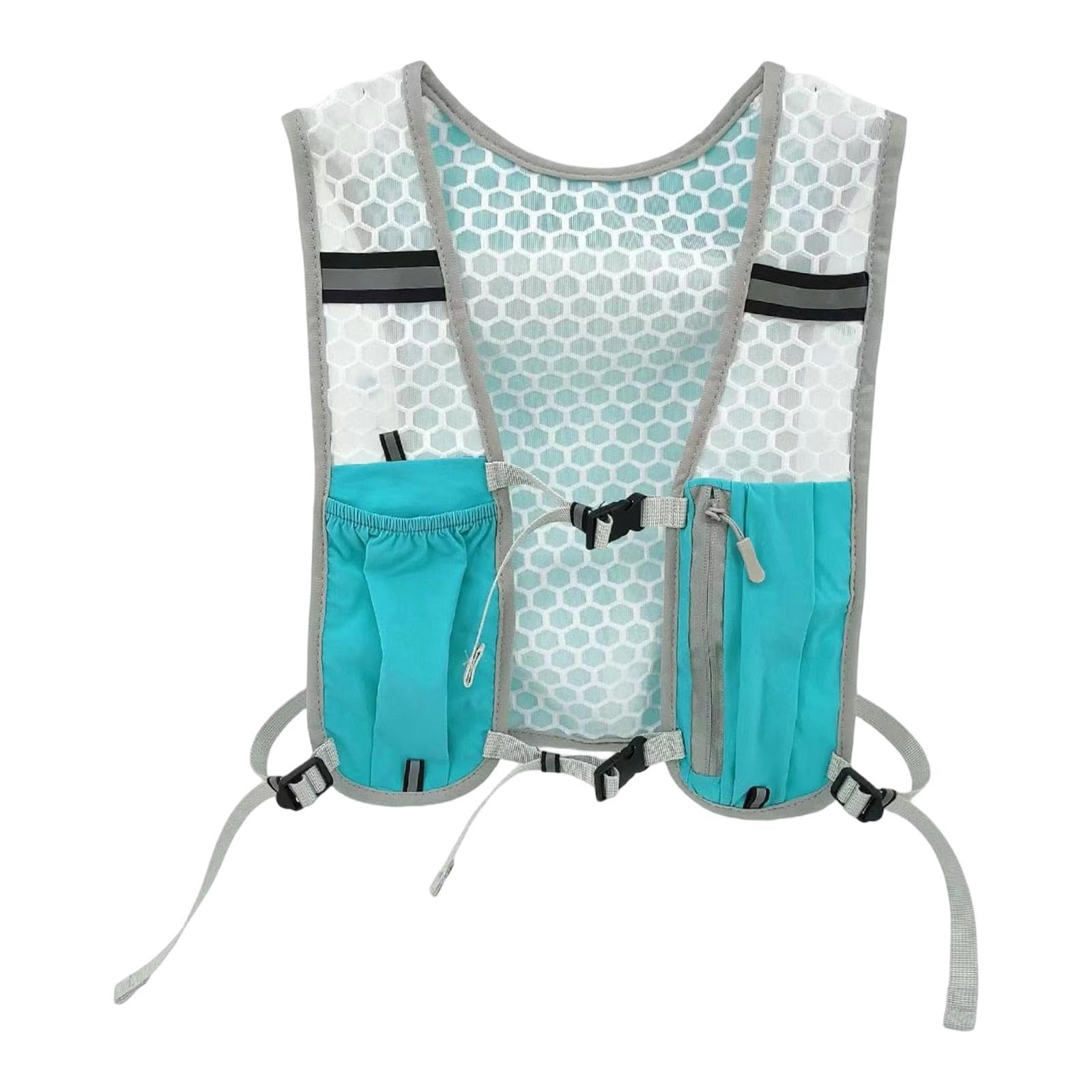 Hydration Backpack Running Vest Water Bladder Bag Daypack for Outdoor Sports Blue-image-32