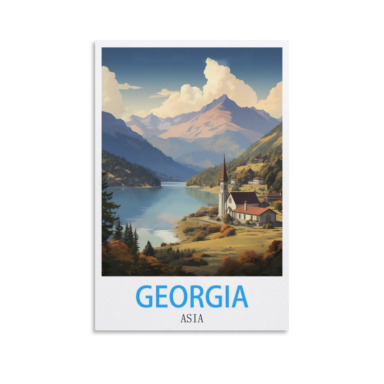 Metal Tin Sign Plaque Poster Georgia Asias Funny Bar Tin Signs Warning Metal Signs Vintage Man Cave Wall Decor 30x30cm