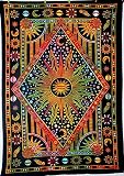 Tie Dye Psychedelic Celestial Sun Moon tapestry Bohemian Tapestry Wall Hanging Dorm Decor Boho Tapes