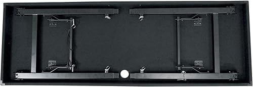 Miniatura 7 de Rockville RTBL4 - Patas plegables para mesa de DJ de altura ajustable de 20 x 60 pulgadas, portátil, superficie antideslizante, bolsa de transporte