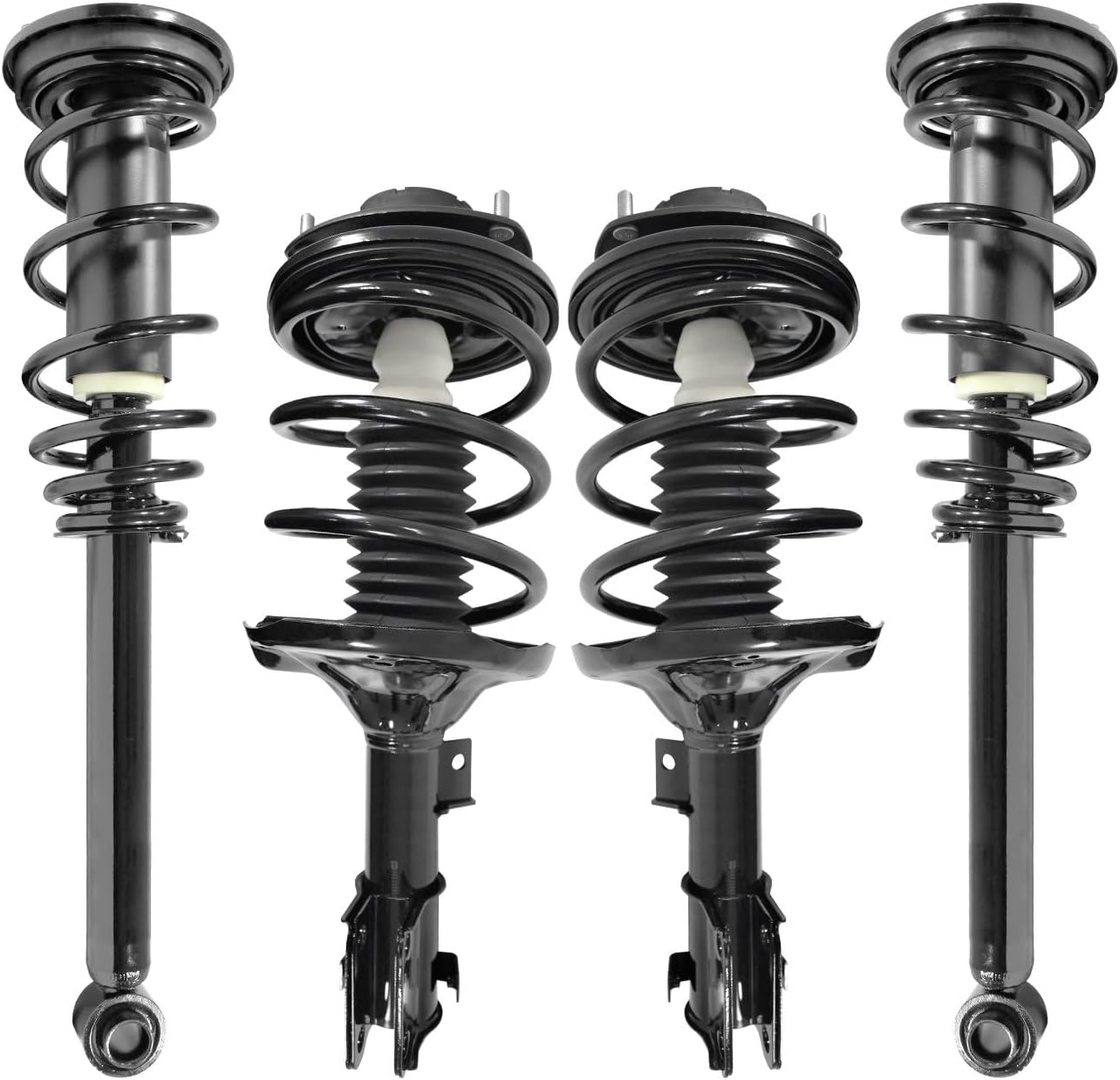 COMPLETESTRUTS - Front & Rear Complete Strut Assemblies with Coil Springs Replacement for 2000-2005 Mitsubishi Eclipse - Set of 4