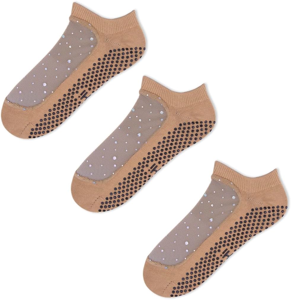 SHASHI Yoga Socks For Women - Classic & Star Style - Mesh Socks for Women – Non Slip Socks – Athletic Socks