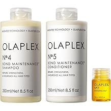 Olaplex Wash and Shine Hair Kit: No. 4, 5, 7, Shampoo &amp; Conditioner Set | Cleanse, Hydrate, &amp; Control Frizz Up to 72 Hours | Bonding Oil for Shine &amp; Protect | For Coily, Curly, Straight, and Wavy
